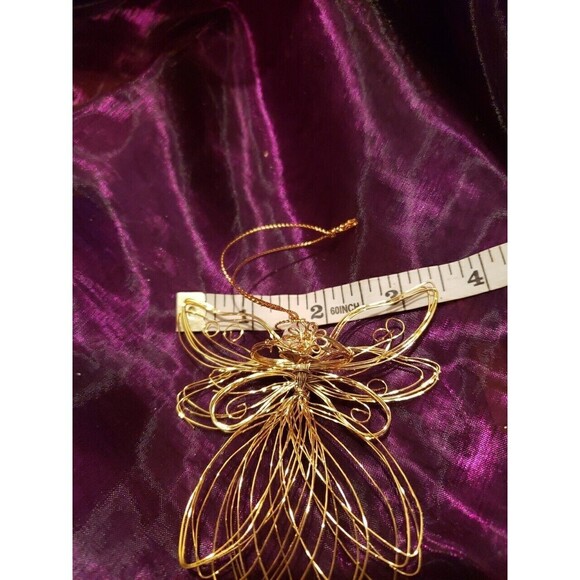 Delicate Golden Wire Work Angel. Avon 1997 Collection. New In Box - Picture 8 of 9